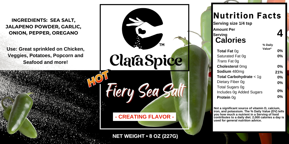 Fiery Sea Salt Blend - Hot